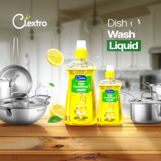 Clextro Dish Washing Liquid – Lemon Fragrance (250ml)