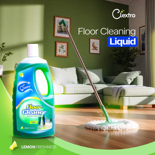Clextro Floor Cleaner – Lemon Fragrance (1 Litre)