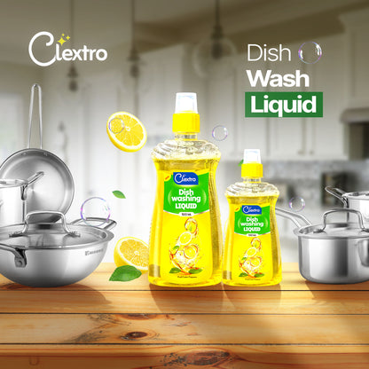 Clextro Dish Washing Liquid – Lemon Fragrance (250ml)